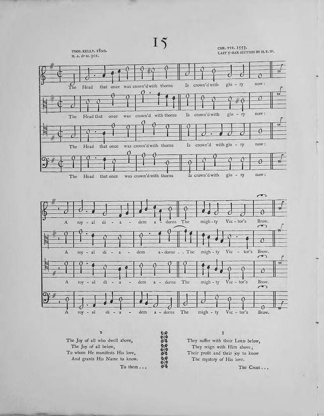 Hymns: the Yattendon Hymnal page 23