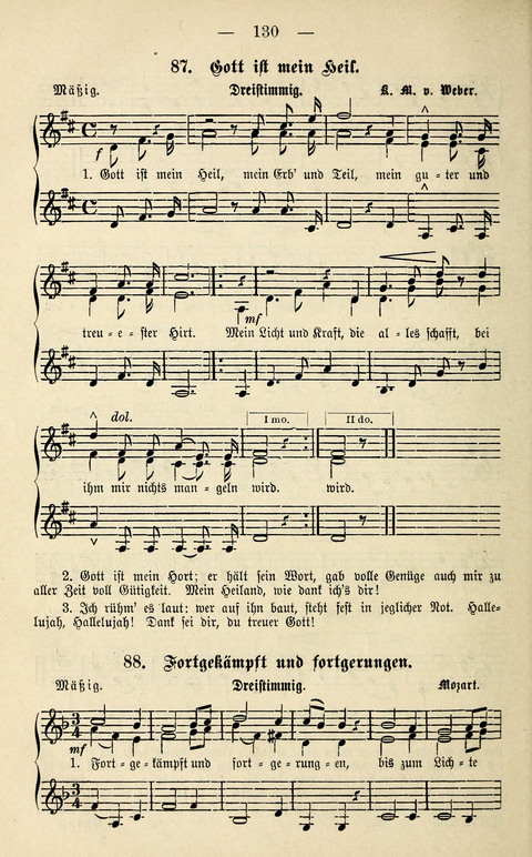 Zwei- und dreistimmige geistliche Lieder und Choräle: zum Gebrauch der Schwestern des Stuttgarter Diakonissenhauses, der Jungfrauen- und ähnlicher Vereine (2. Auflage) page 130