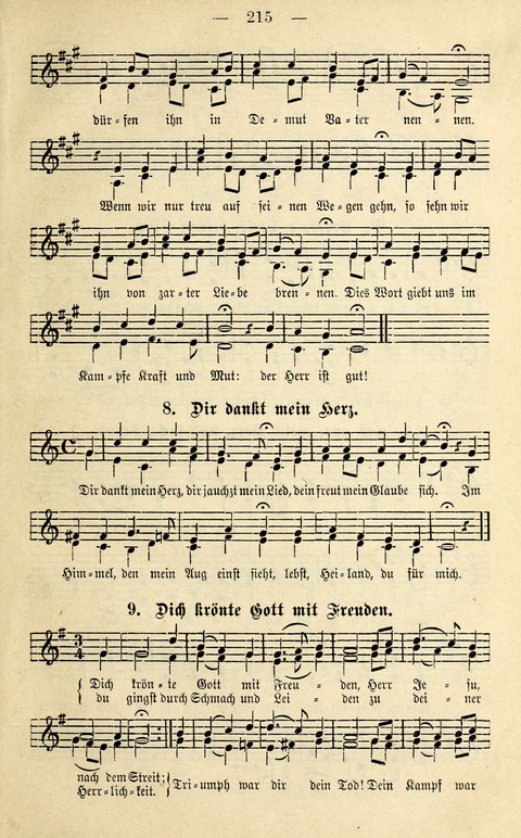 Zwei- und dreistimmige geistliche Lieder und Choräle: zum Gebrauch der Schwestern des Stuttgarter Diakonissenhauses, der Jungfrauen- und ähnlicher Vereine (2. Auflage) page 215