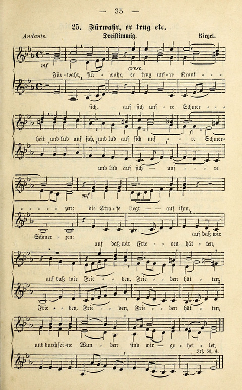 Zwei- und dreistimmige geistliche Lieder und Choräle: zum Gebrauch der Schwestern des Stuttgarter Diakonissenhauses, der Jungfrauen- und ähnlicher Vereine (2. Auflage) page 35