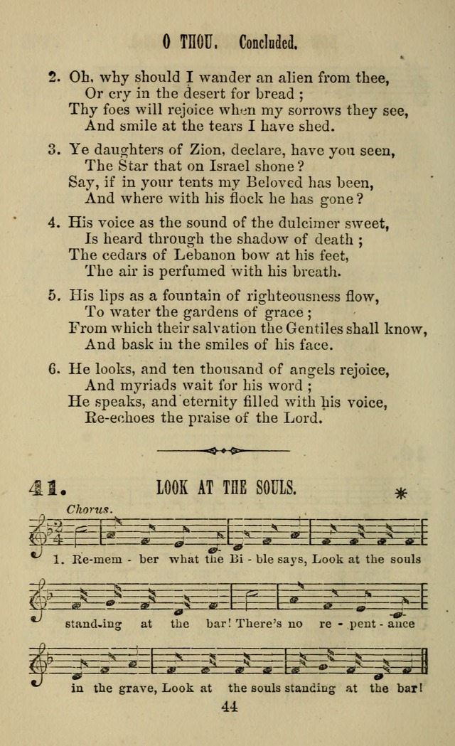Zion hymn and tune book: for use in the church, prayer-meeting, school and houselhold page 49