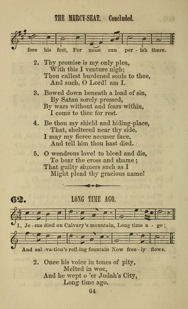 Zion hymn and tune book: for use in the church, prayer-meeting, school and houselhold page 69