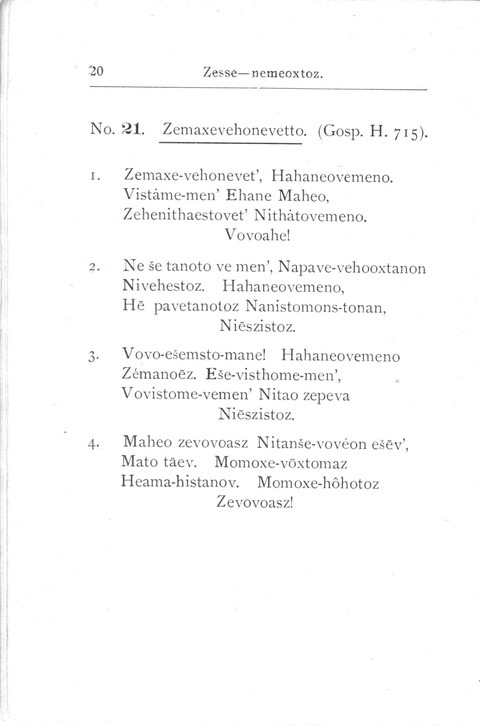 Zesse-nemeoxtoz=(Cheyenne Songs) page 18