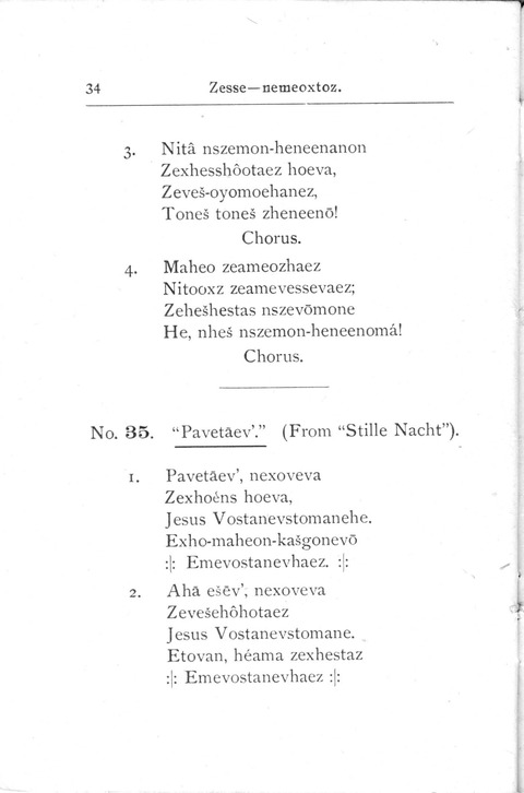 Zesse-nemeoxtoz=(Cheyenne Songs) page 32