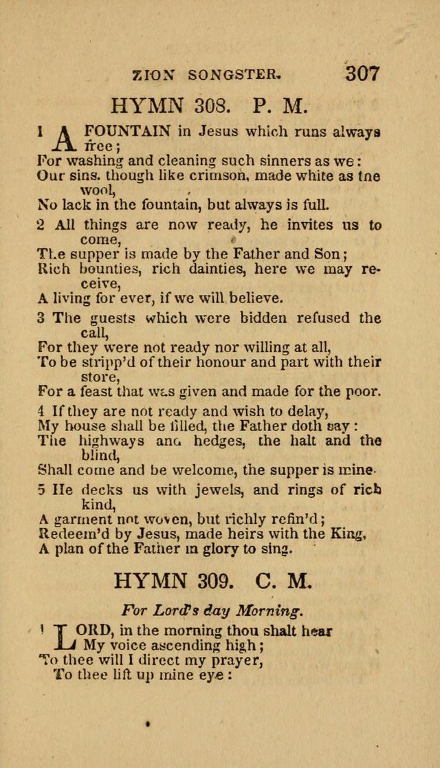 The Zion Songster: a Collection of Hymns and Spiritual Songs, Generally Sung at Camp and Prayer Meetings, and in Revivals or Religion  (95th ed.) page 314