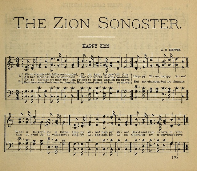 The Zion Songster Nos. 1 and 2 Combined: for Sabbath Schools page 3