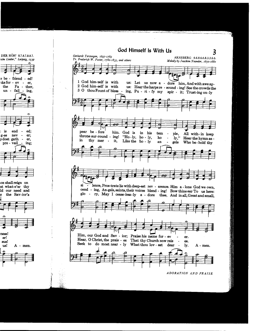 Training hymnal for IWH215 page 1